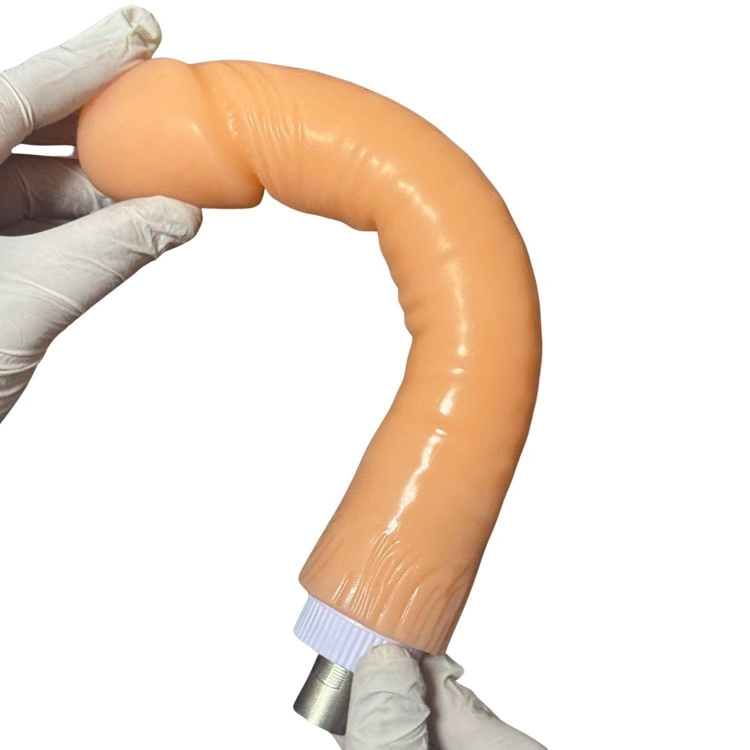 Otomatik Seks Makinesi Yedek Başlık Realistik Dildo Gerçekçi Yapay Penis 25 CM
