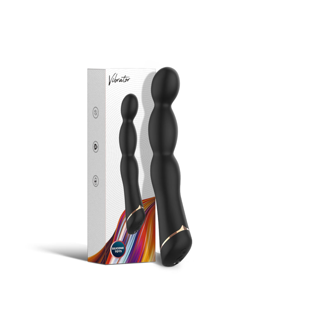 Knot - Manyetik Şarjlı Güçlü Titreşimli Boğumlu Silikon Anal Plug G Nokta Uyarıcı ve Anal Vibratör