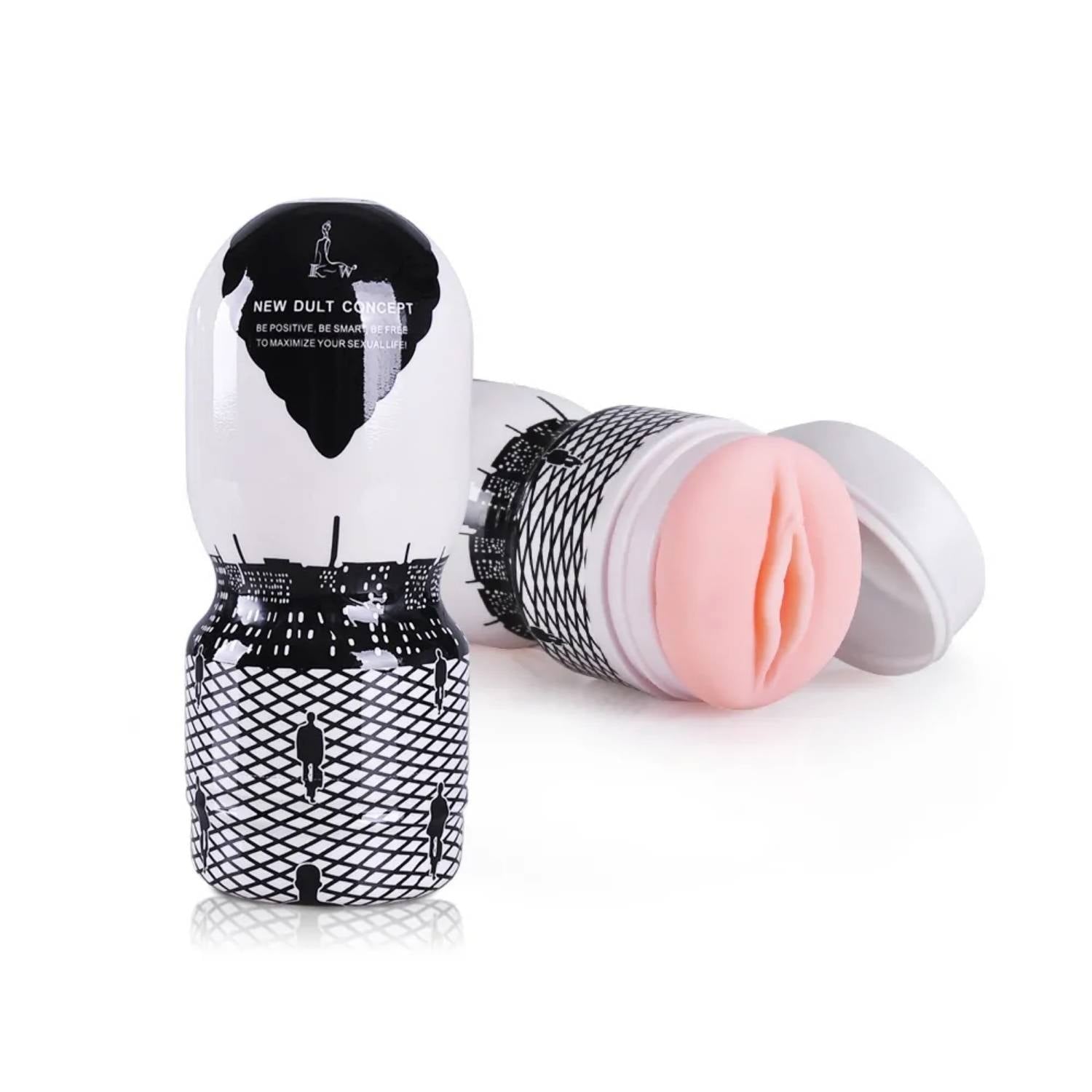Adult Cup - Kolay Saklanabilir ve Taşınabilir Cep Tipi Kutulu Yapay Vajina Mastürbatör
