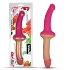 Holy Dong - Ultra Yumuşak Doku Çok Esnek Çift Taraflı Realistik Silikon Double Dildo Gerçeki Yapay Penis 32 CM