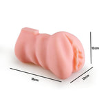 Gerçekçi Cep Boy Et Dokulu Yapay Vajina Realistik Soft Mastürbatör 16 CM