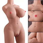Emily - Mega Boy Realistik Manken Anal Vajina Çift Girişli 2 in 1 Titreşimli Isıtmalı Suni Vajina Mastürbatör 10 KG