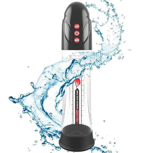 AutoWatic - Büyük Hazneli Suyla Kullanılabilir 8 Modlu Yüksek Performans Şarjlı Otomatik Hydro Penis Pompası