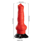 Monster Cock Cerberus - Silicone Realistic Animal Dog Dildo Silikon Gerçekçi Doku Köpek Yapay Penis 20x6.3 CM
