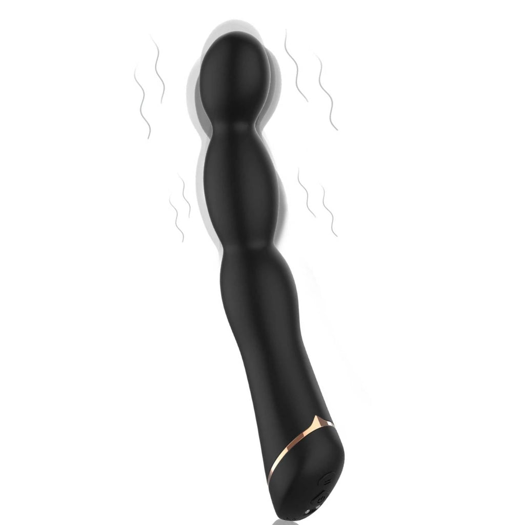 Knot - Manyetik Şarjlı Güçlü Titreşimli Boğumlu Silikon Anal Plug G Nokta Uyarıcı ve Anal Vibratör
