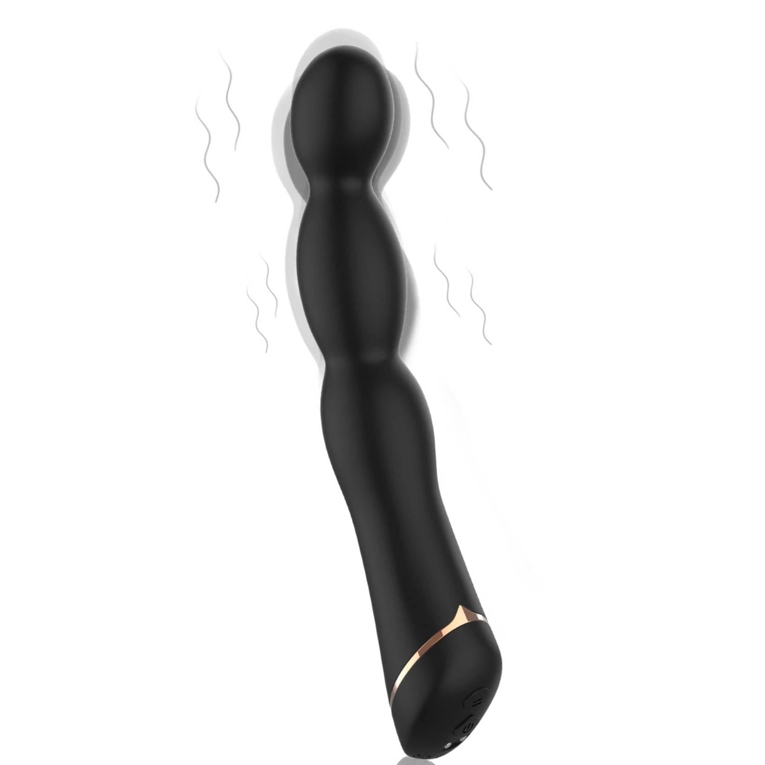 Knot - Manyetik Şarjlı Güçlü Titreşimli Boğumlu Silikon Anal Plug G Nokta Uyarıcı ve Anal Vibratör