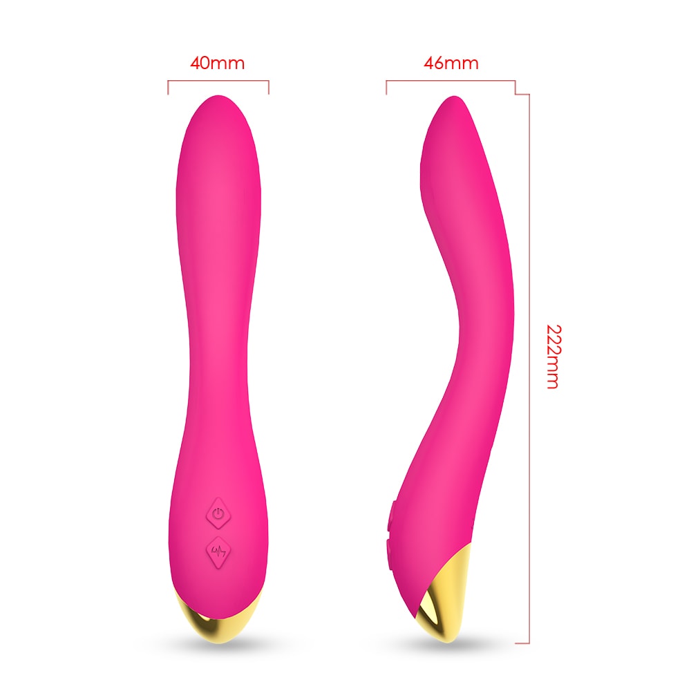 Flamingo - Şarjlı Esnek Yumuşak Doku Eğilebilir G Spot Uyarıcı Vibratör - Pembe