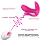 Massager - Şarjlı Isıtmalı Kablosuz Kumandalı Anal Vajina Klitoris Uyarıcı Giyilebilir 3 in 1 Panty Vibratör