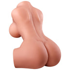 Anya - Realistik Manken Anal Vajina Çift Girişli 2 in 1 Titreşimli Isıtmalı Suni Vajina Mastürbatör 3.1 KG