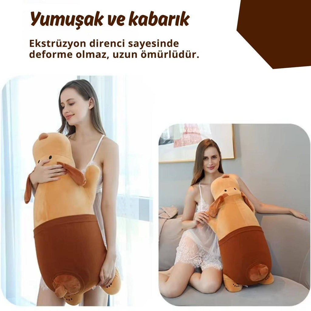 Plush Dog Sex Machine - Şarjlı Kumandalı İleri Geri Hareketli Isıtmalı Titreşimli Peluş Köpek Sex Makinesi