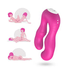 Seraph - Şarjlı Çatal Çift Taraflı Çift Motorlu Güçlü Titreşimli Vibratör Esnek Silikon Strapless Strapon