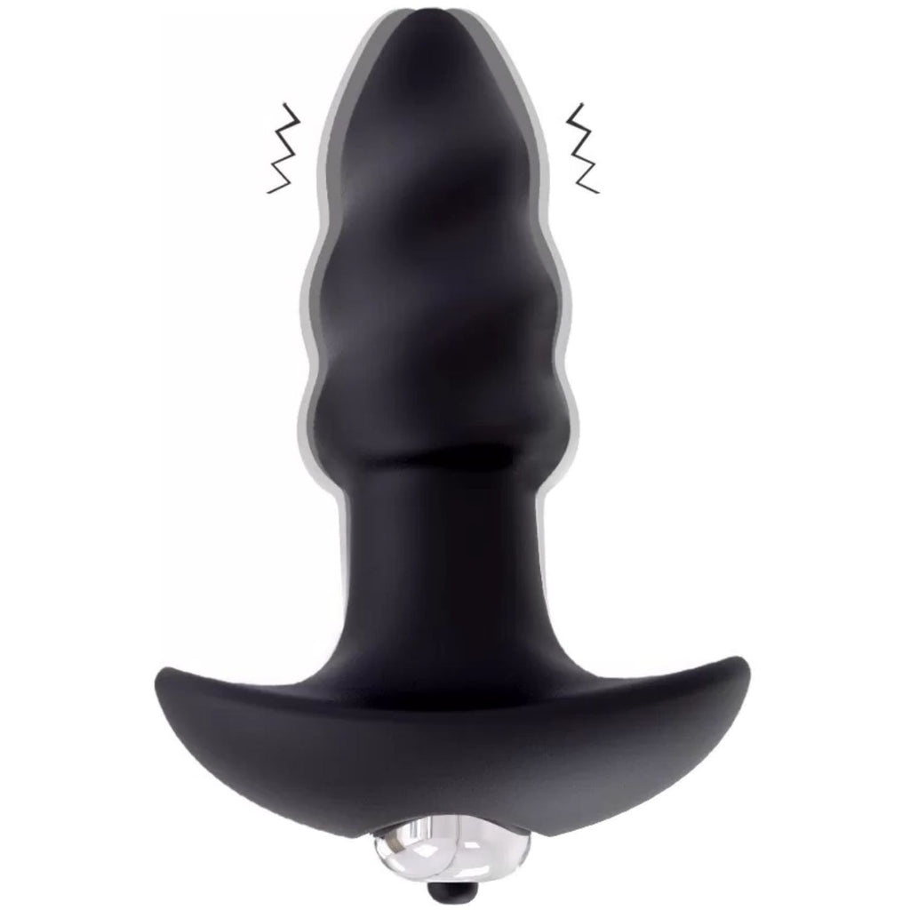 Love Arrow - Çıkar Tak Bullet Vibratörlü Güçlü Titreşimli 1 Fonksiyonlu Silikon Anal Plug