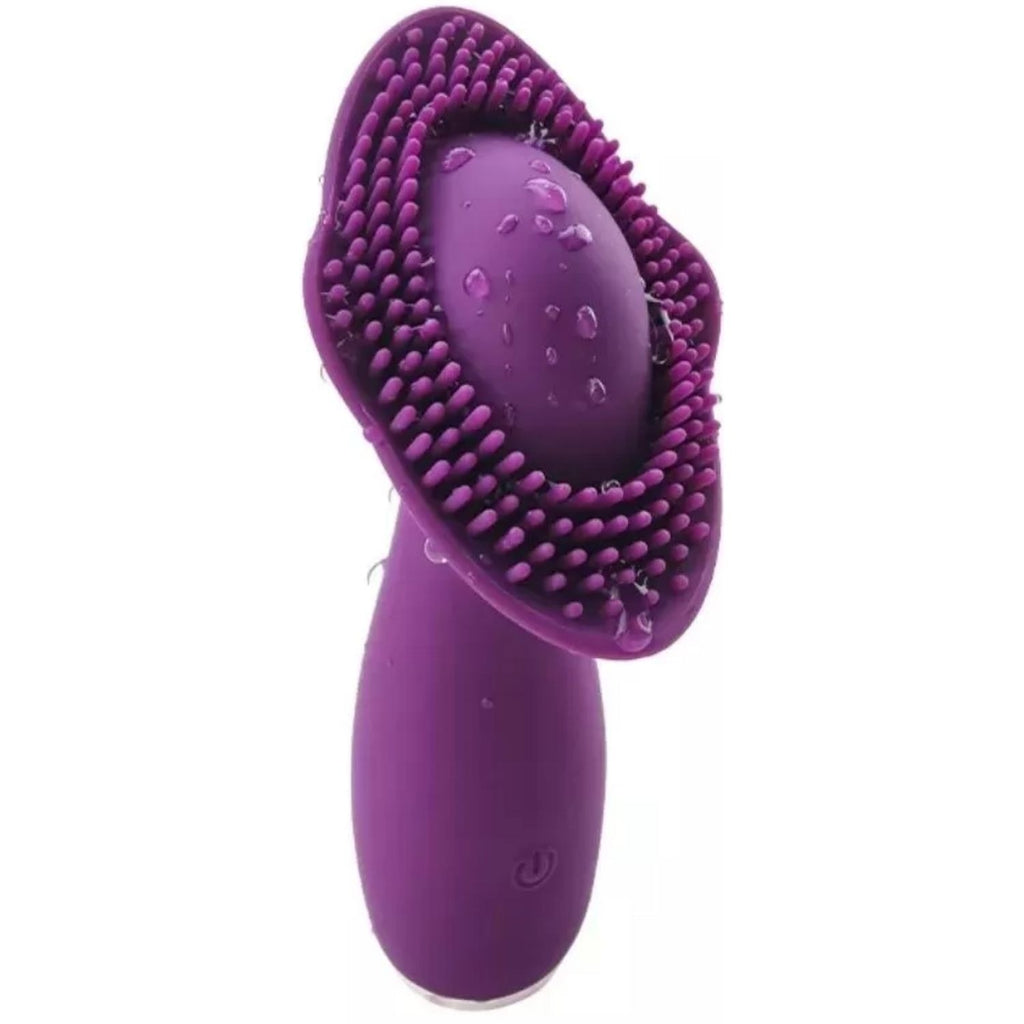 Şarjlı Isıtmalı Yoğun Vulva ve Göğüs Uyarıcı Tırtıklı Yeni Nesil Orgazm Masaj Vibratör