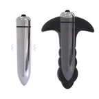 Bubble - Çıkar Tak Bullet Vibratörlü Güçlü Titreşimli 1 Fonksiyonlu Silikon Anal Plug