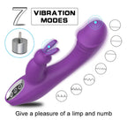 OLLY - Manyetik Şarjlı Su Geçirmez Klitoris ve G Spot Uyarıcı 2 in 1 Rabbit Tavşan Vibratör