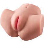 Lina - Anal Vajina Çift Girişli Realistik Kalça Titreşimli 2 in 1 Suni Vajina Mastürbatör 1.9 KG