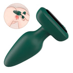 Visual Rivet - Manyetik Şarjlı Güçlü Titreşimli Silikon Anal Plug Kademeli Boyut Prostat Uyarıcı ve Anal Vibratör
