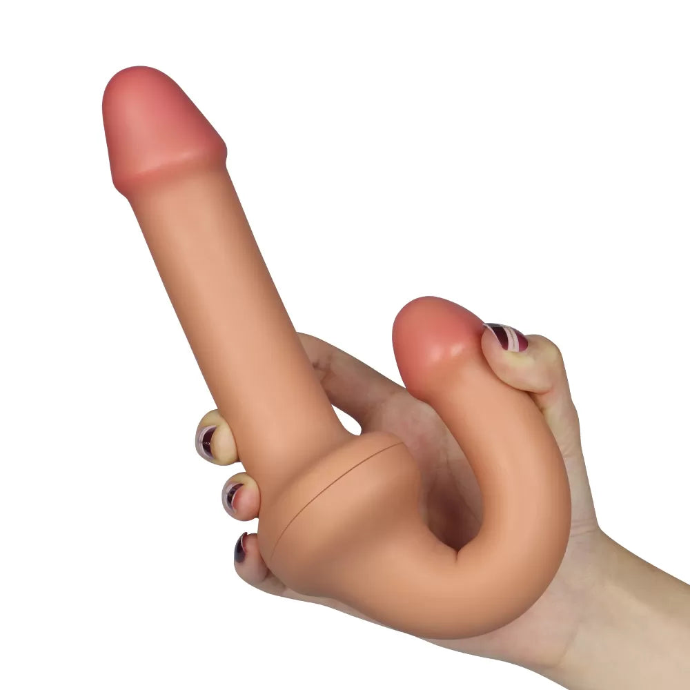 Holy Dong - Ultra Yumuşak Doku Çok Esnek Çift Taraflı Realistik Silikon Double Dildo Gerçeki Yapay Penis 32 CM