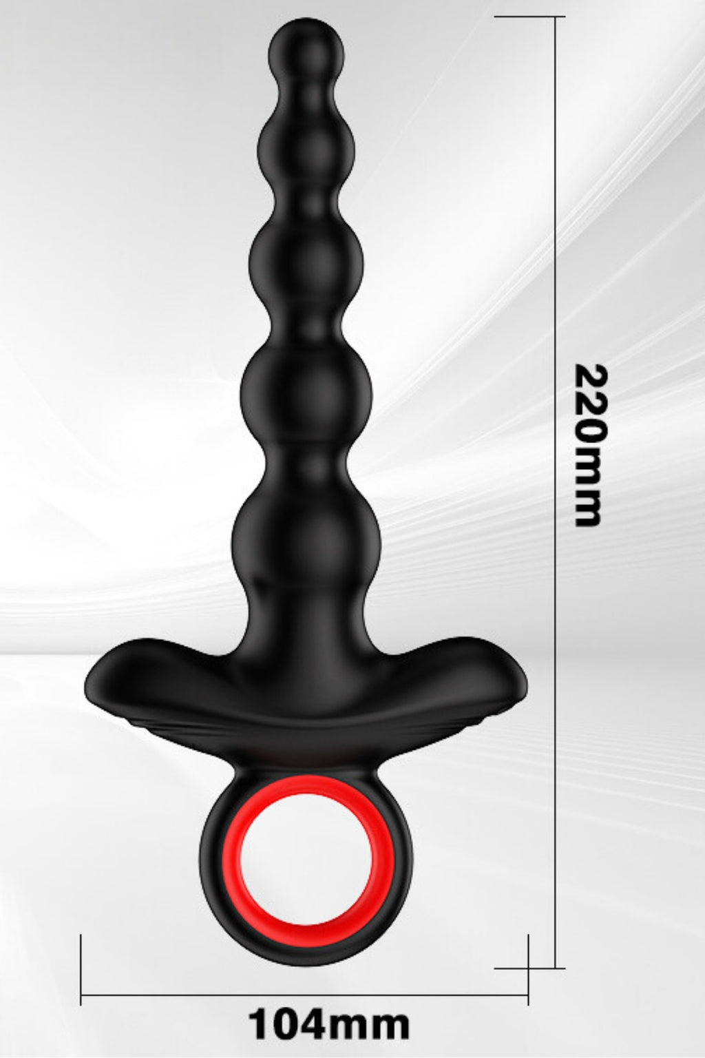 Şarjlı Tutma Aparatlı Anal Beads Eğilebilir Çift Motorlu Güçlü Titreşimli Boncuk Anal Vibratör