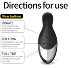 Prostate Massager - Şarjlı Kablosuz Kumandalı Aynı Anda Perine ve Prostat Uyarıcı Hareketli Anal Masaj Vibratörü