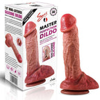 Luke - Ultra Yumuşak Dokulu Realistik Dildo Çift Katmanlı Silikon Gerçekçi Yapay Penis 20x4.2 CM