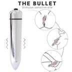Love Arrow - Çıkar Tak Bullet Vibratörlü Güçlü Titreşimli 1 Fonksiyonlu Silikon Anal Plug