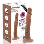 Kıkırdaklı Çift Katmanlı Realistik Anal Dildo Ultra Yumuşak Siyahi Gerçekçi Yapay Penis 21x3.5 CM