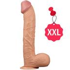 Legendary King Sized - Büyük Boy Kalın Realistik Dildo XXL Size Ekstra Büyük Gerçekçi Yapay Penis 33x5.5 CM