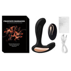Prostate Massager - Şarjlı Kablosuz Kumandalı Aynı Anda Perine ve Prostat Uyarıcı Güçlü Titreşimli Masaj Vibratör