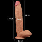 Legendary King Sized - Büyük Boy Kalın Realistik Dildo XXL Size Ekstra Büyük Gerçekçi Yapay Penis 30x6 CM