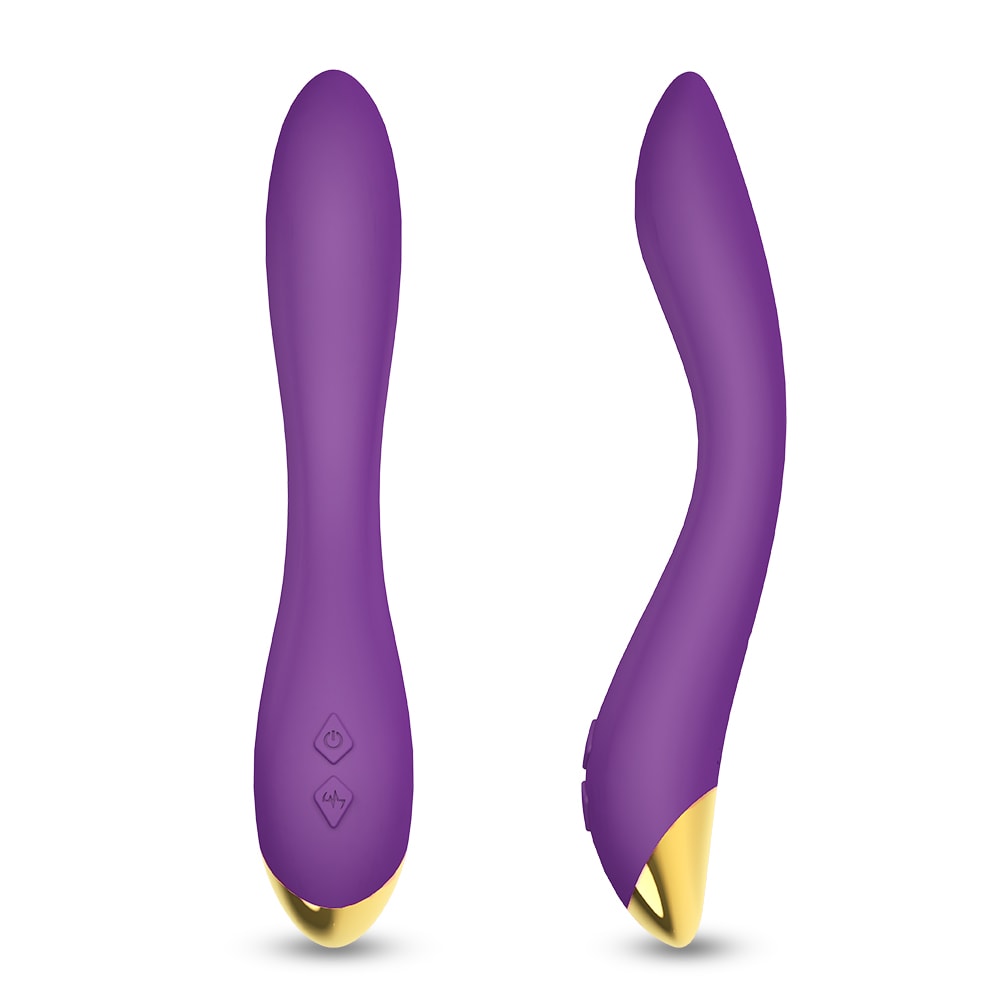 Flamingo - Şarjlı Esnek Yumuşak Doku Eğilebilir G Spot Uyarıcı Vibratör - Mor