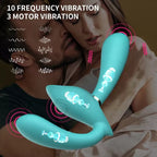 Crown Multiple - Şarjlı Çıkarılabilir Dildo ve Giyilebilir Strapless Strapon Vibratör Dildo