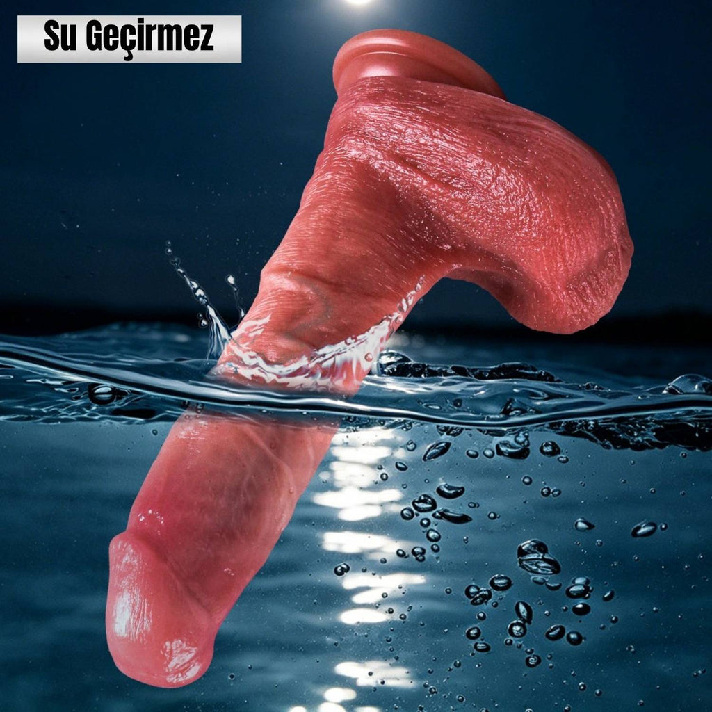 Kane - Şarjlı Kumandalı Isıtmalı Titreşimli Gerçekçi Yapay Penis İleri Geri Hareketli ve Rotasyonlu Realistik Dildo 21.5 CM