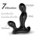 Small Nun - Şarjlı 7 Modlu Güçlü Titreşimli Aynı Anda Perine ve Prostat Uyarıcı Anal Vibratör