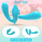 Crown Multiple - Şarjlı Çıkarılabilir Dildo ve Giyilebilir Strapless Strapon Vibratör Dildo