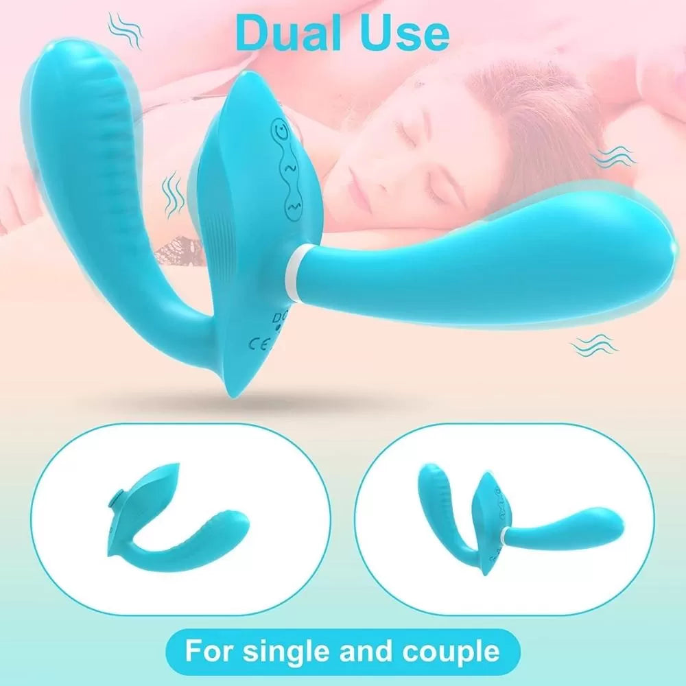 Crown Multiple - Şarjlı Çıkarılabilir Dildo ve Giyilebilir Strapless Strapon Vibratör Dildo