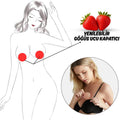 Sens Fantezi İç Giyim Eatable Nipple Cover Çilek Aromalı Yenilebilir Göğüs Kapatıcı Erotik Aksesuar - 1004