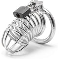 Metal Penis Kilidi Chastity Cock Cage Erkek Bekaret Penis Esaret Kafesi