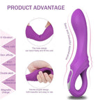 DAGGER Çift Katmanlı Bükülebilir Su Geçirmez G-Spot Uyarıcı Vibratör