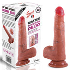 Dustin - Ultra Yumuşak Dokulu Realistik Dildo Çift Katmanlı Silikon Gerçekçi Yapay Penis 19x3.5 CM