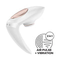 Satisfyer Pro 4 Couples Şarjlı Klitoris Emiş ve G Nokta Uyarıcı 2 in 1 Çift Vibratörü