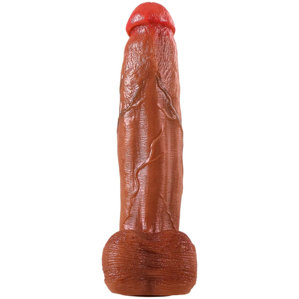 Paul - Ultra Yumuşak Dokulu Büyük Boy Kalın Realistik Dildo Çift Katmanlı Silikon Gerçekçi Yapay Penis 32x7 CM
