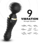 Freexa - Şarjlı 360° Esnek Başlı Vibratör Magic Wand Massager Çok Sessiz Masaj Aleti