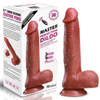 Micheal - Şarjlı Uzaktan Kumandalı Isıtmalı İleri Geri Hareketli ve Rotasyonlu Realistik Dildo Gerçekçi Yapay Penis 22CM
