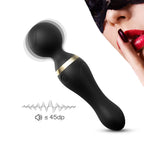 Freeza - Şarjlı 360° Esnek Başlı Vibratör Magic Wand Massager Çok Sessiz Masaj Aleti