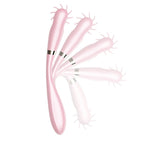 Manyetik Şarjlı Bükülebilir G Spot ve Klitoris Uyarıcı 3 in 1 Dil Vibratör