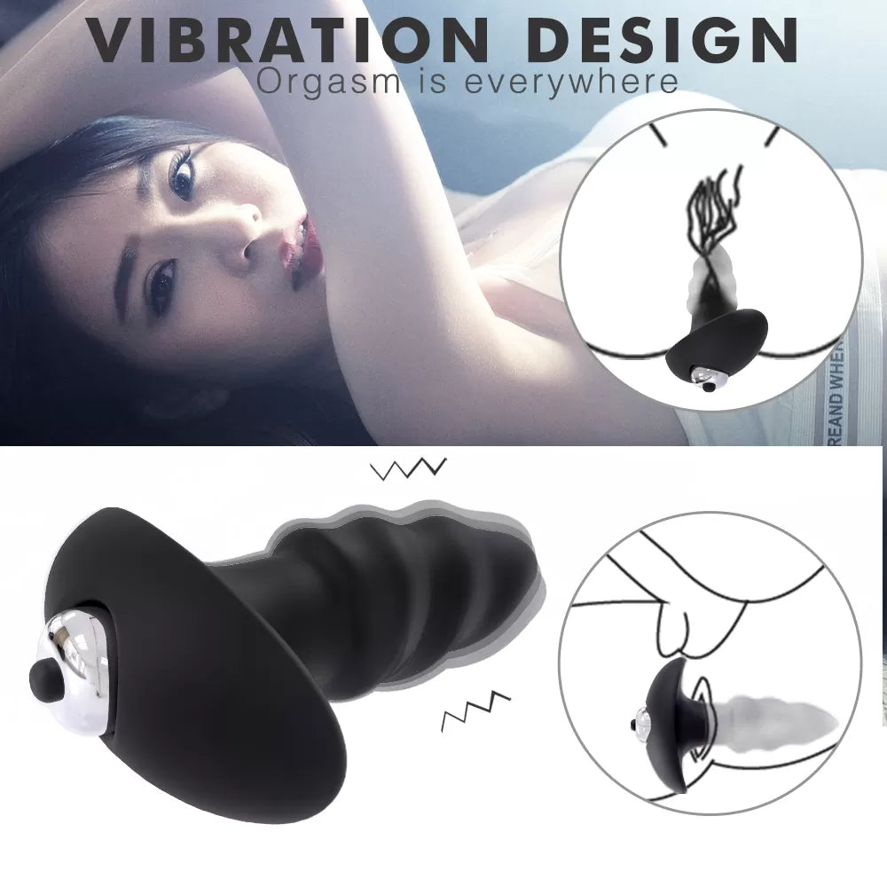 Love Arrow - Çıkar Tak Bullet Vibratörlü Güçlü Titreşimli 1 Fonksiyonlu Silikon Anal Plug