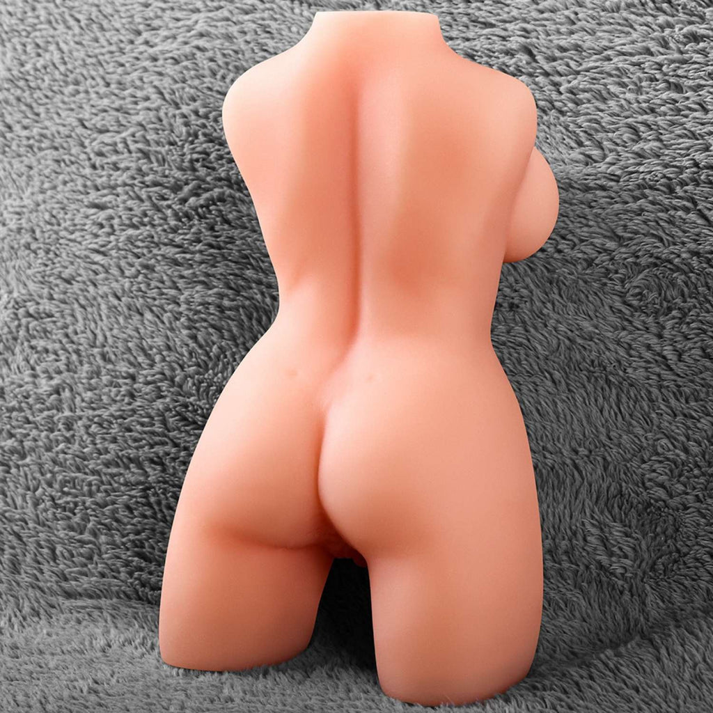 Tracy - Cep Tipi Realistik Manken Çift Girişli 2 in 1 Titreşimli Isıtmalı Gerçekçi Suni Vajina Mastürbatör