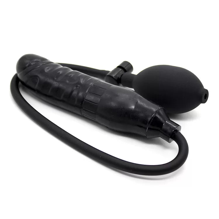İnflatable Anal Butt Plug Şişirilebilir Silikon Yapay Penis Vajinismus Eğitimi Realistik Dildo - SENS SHOP
