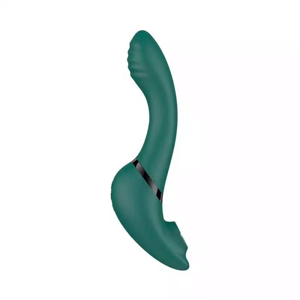 Şarjlı Açısı Ayarlanabilen Dil Hareketli Güçlü Titreşimli Klitoris G Nokta Uyarıcı 2 in 1 Vibratör - SENS SHOP